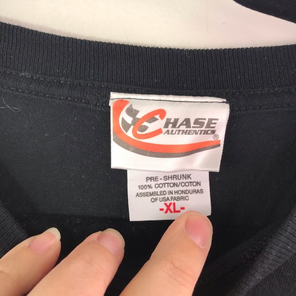 Chase Authentics Dale Earnhardt Black Pocket Tee - Picture 3 of 5